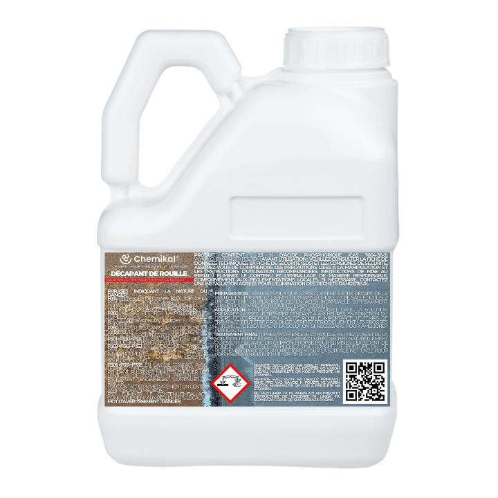 Antirouille pour métal, acier et fonte - protection efficace contre la corrosion - Chemikal Polska Paweł Jagieniak