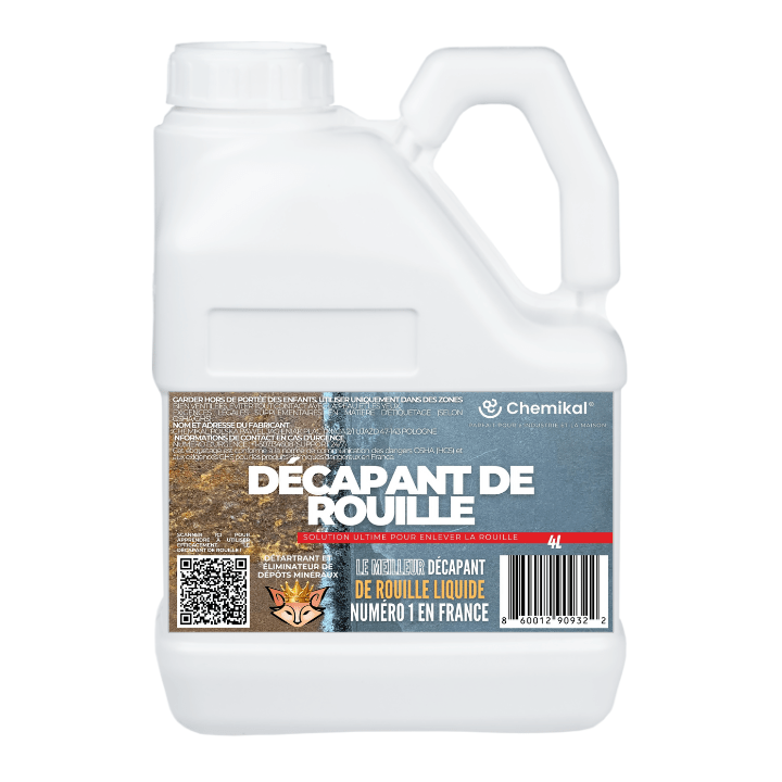 Antirouille pour métal, acier et fonte - protection efficace contre la corrosion - Chemikal Polska Paweł Jagieniak