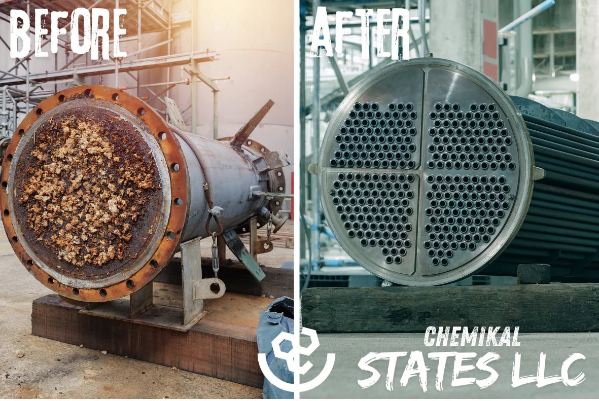 Flüssigentkalker – Leistungsstarker Kalkentferner für Kaffeemaschinen, Whirlpool - Badewannen, Boiler und Industrieanlagen - Chemikal Polska Paweł Jagieniak