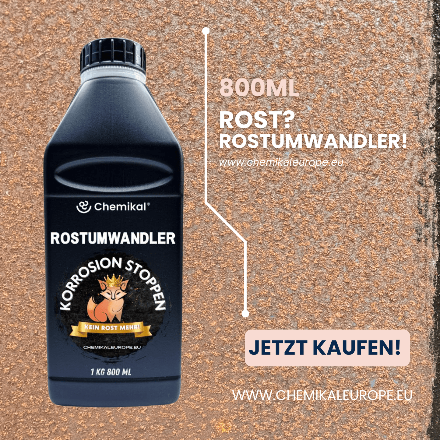 Rostumwandler 1 kg 800 ml Chemikal Polska - Chemikal Polska Paweł Jagieniak