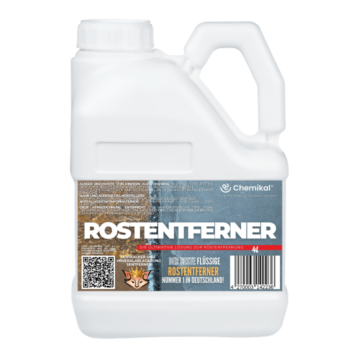 Rostentferner für Metall, Stahl und Gusseisen – Effektiver Rostreiniger - Chemikal Polska Paweł Jagieniak