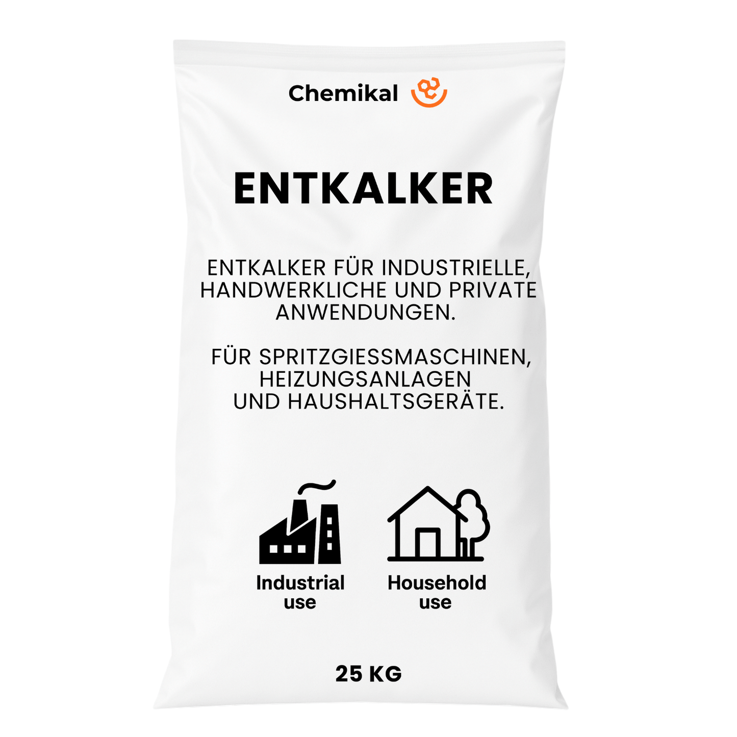 Starker Entkalker in Pulverform 1:10 – Industrieller Entkalker mit Sulfaminsäure für Wärmetauscher, Kessel, Anlagen - Chemikal Polska Paweł Jagieniak