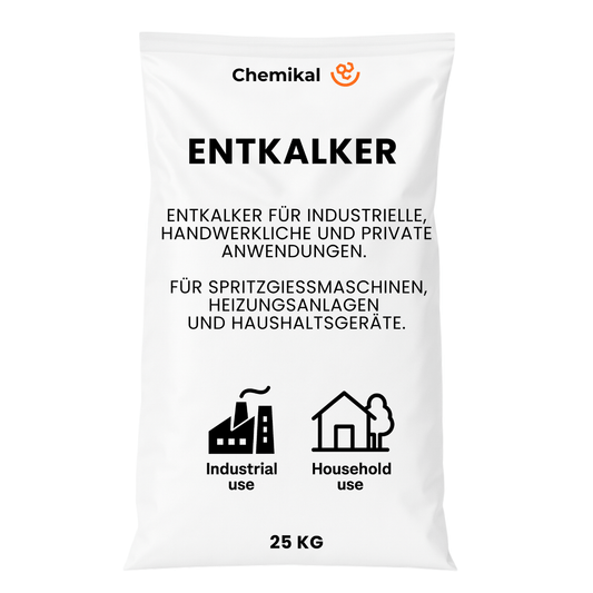 Starker Entkalker in Pulverform 1:10 – Industrieller Entkalker mit Sulfaminsäure für Wärmetauscher, Kessel, Anlagen - Chemikal Polska Paweł Jagieniak